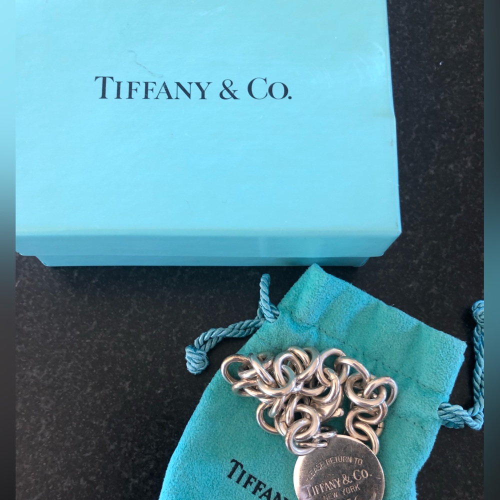 Tiffany sterling silver bracelet. Worn only 4 times.